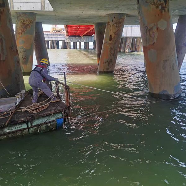 牺牲阳极块安装